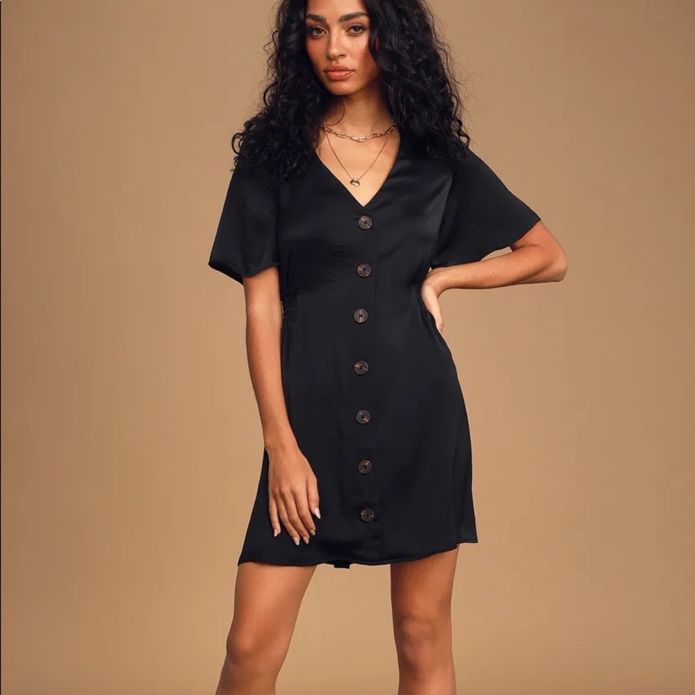 Satin Midi LBD